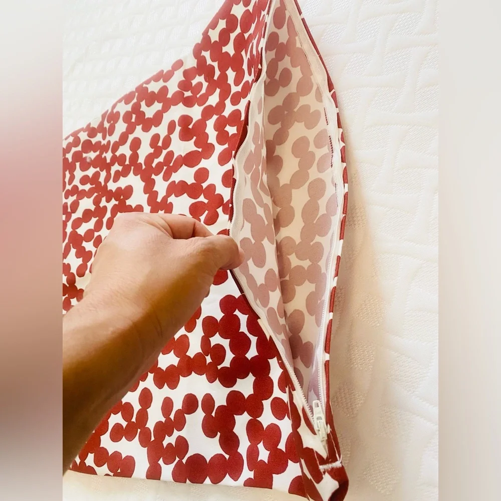 Set of 2 Ikea GULLBERGSÖ Cushion cover, in/outdoor, red/dot pattern 20x 20